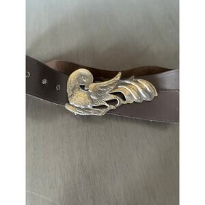 VTG Pyramid Belt Company Bird Parrot Womens Metal Belt Buckle Style 2044 Belt